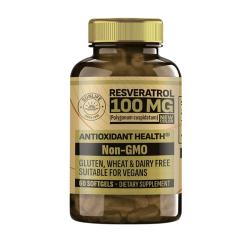 Resveratrol 100mg - Alta Pureza y Potencia Antioxidante