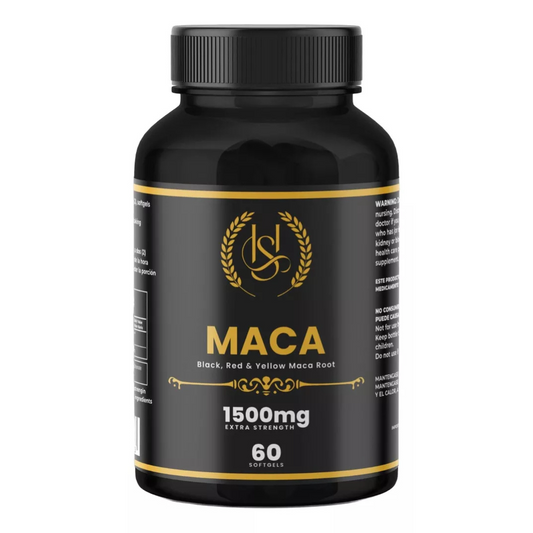 Maca Negra 1500mg | Energía, Vitalidad y Equilibrio Hormonal