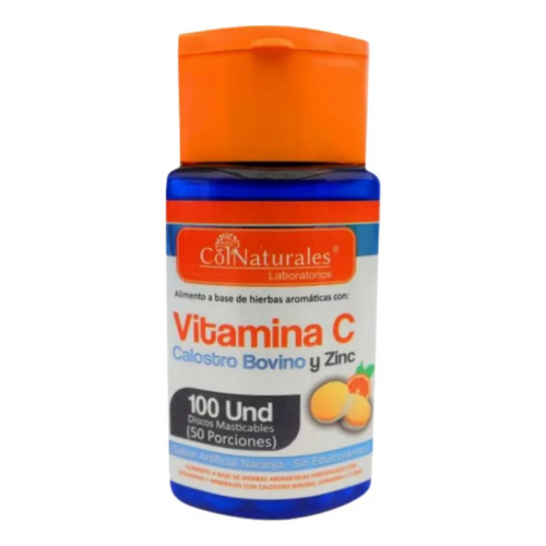 Vitamina C + Calostro y Zinc | Refuerzo Inmunológico