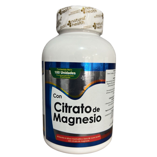 Citrato de Magnesio 100 Cáps - Soporte Muscular y Nervioso